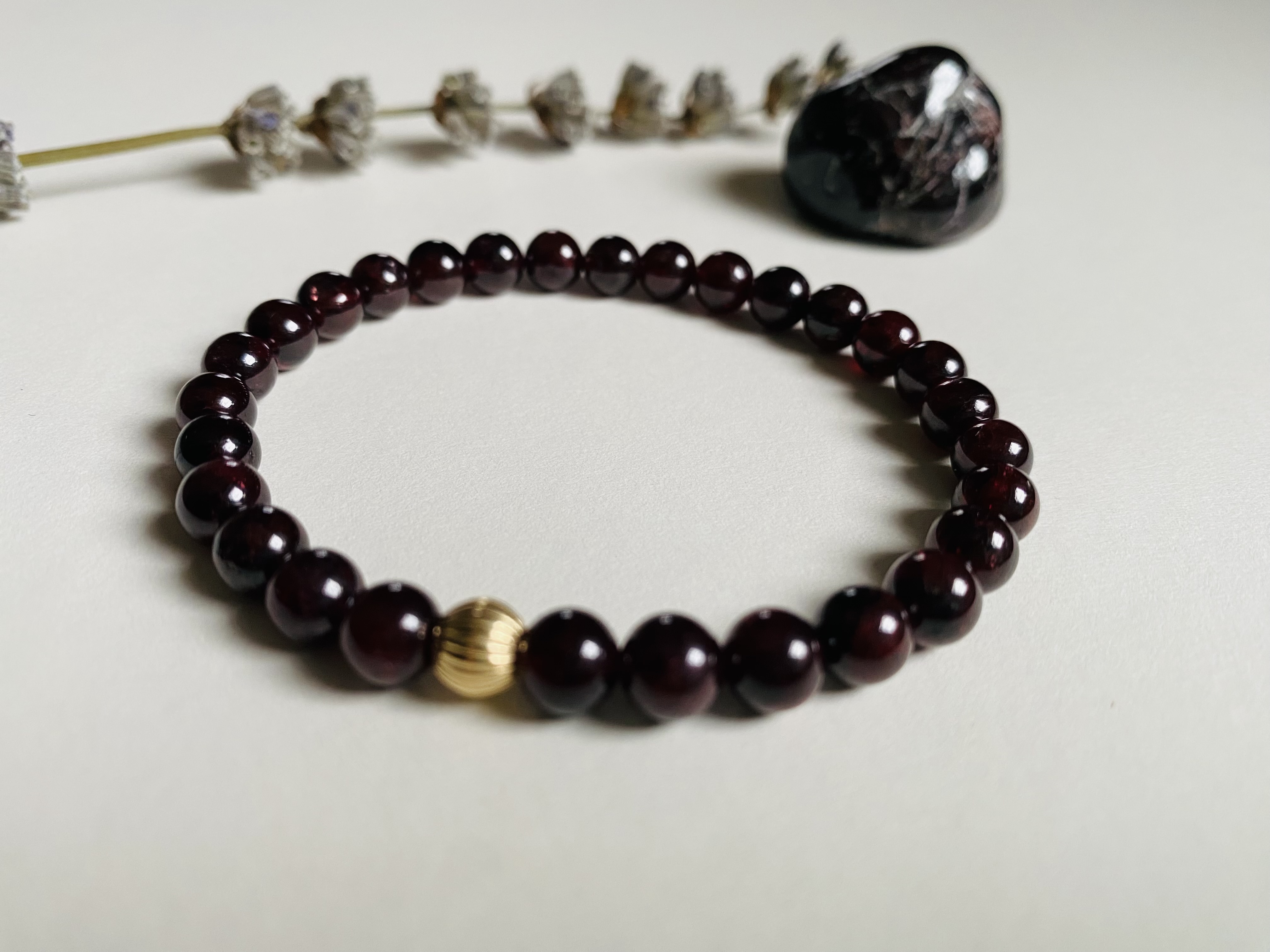 Granat Armband