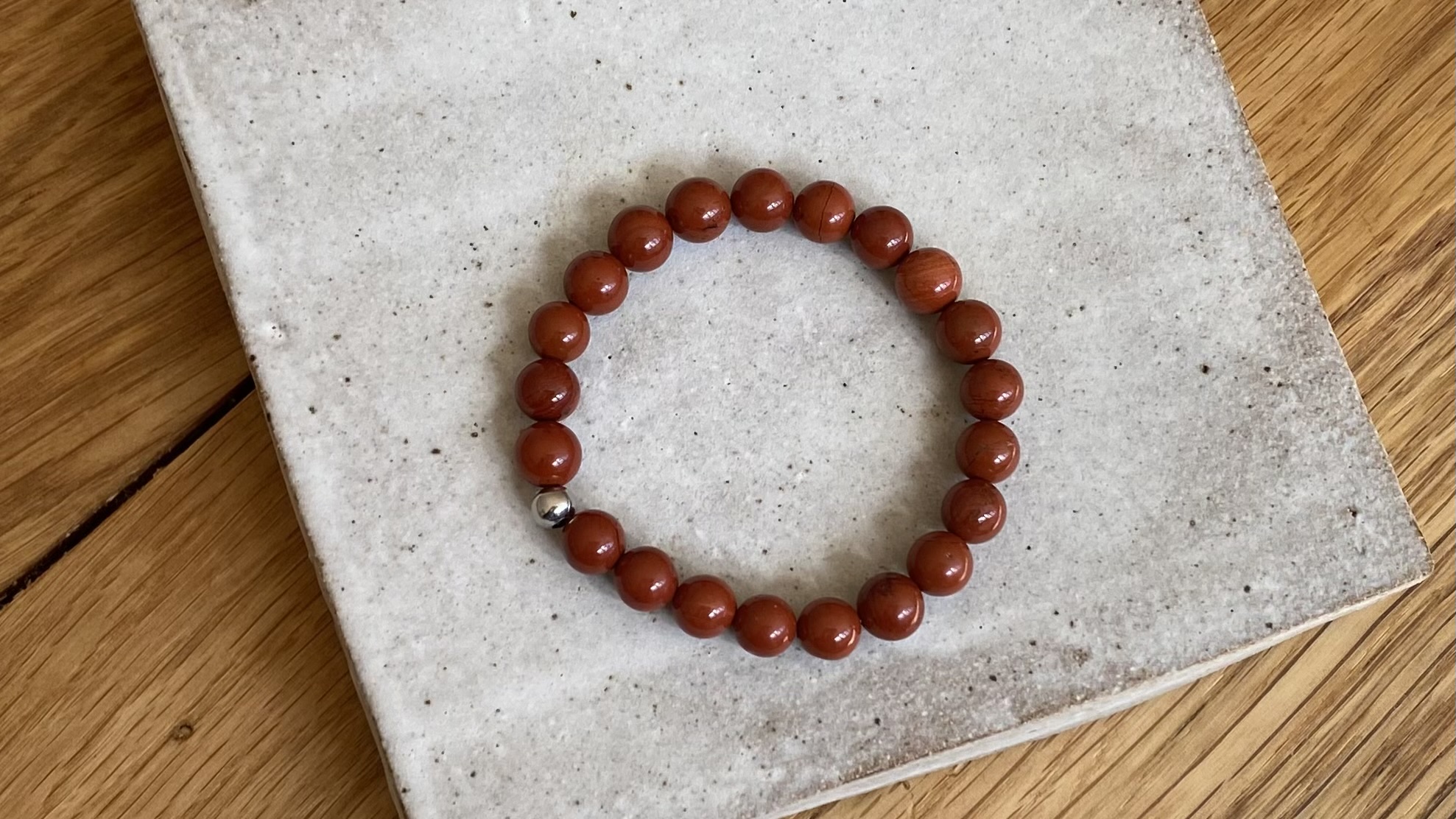 Roter Jaspis Armband No. 2