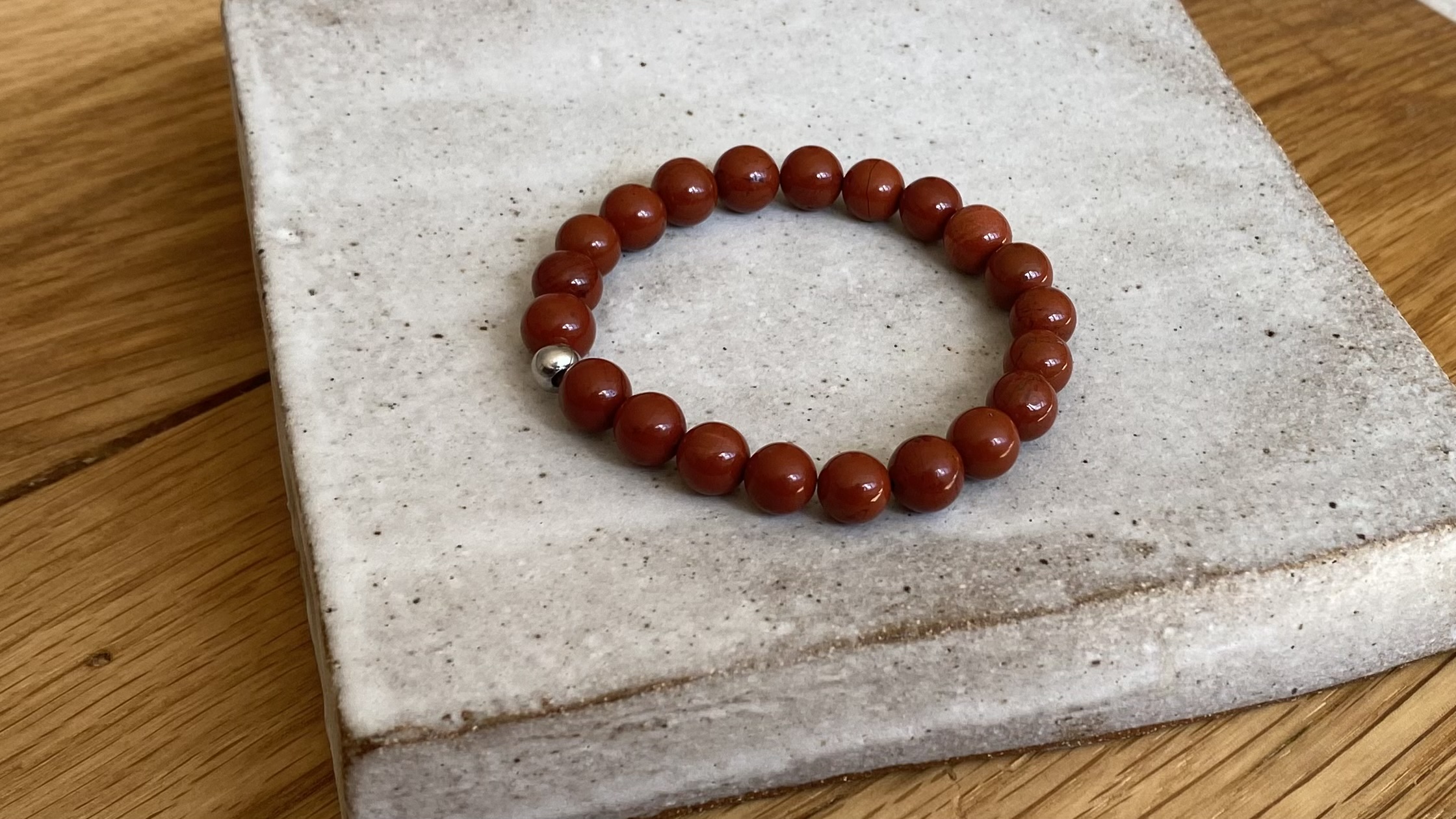 Roter Jaspis Armband No. 2